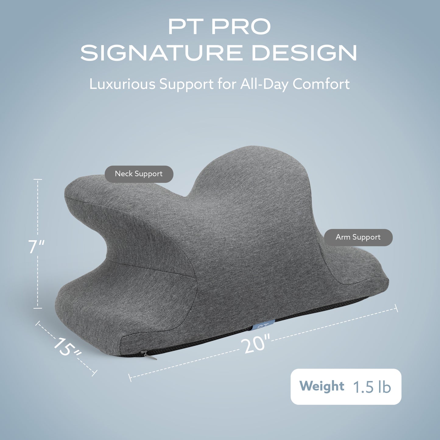 PT Pro Desk Dreams Nap and Neck Support Pillow – Ergonomic Headrest for Travel, Office, and Home
