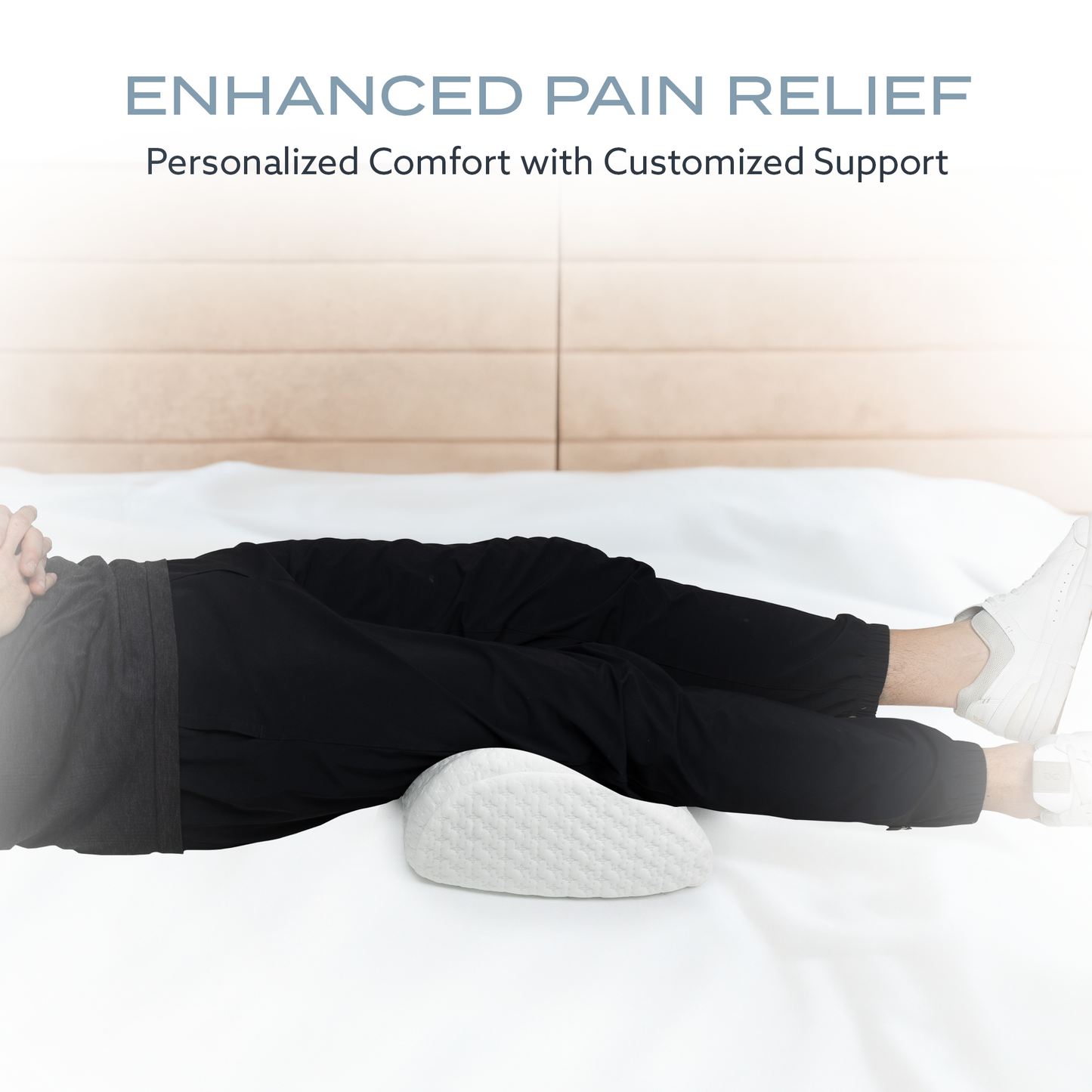 PT Pro Under Knee Pillow – Adjustable Leg Elevation for Back, Knee, and Hip Support