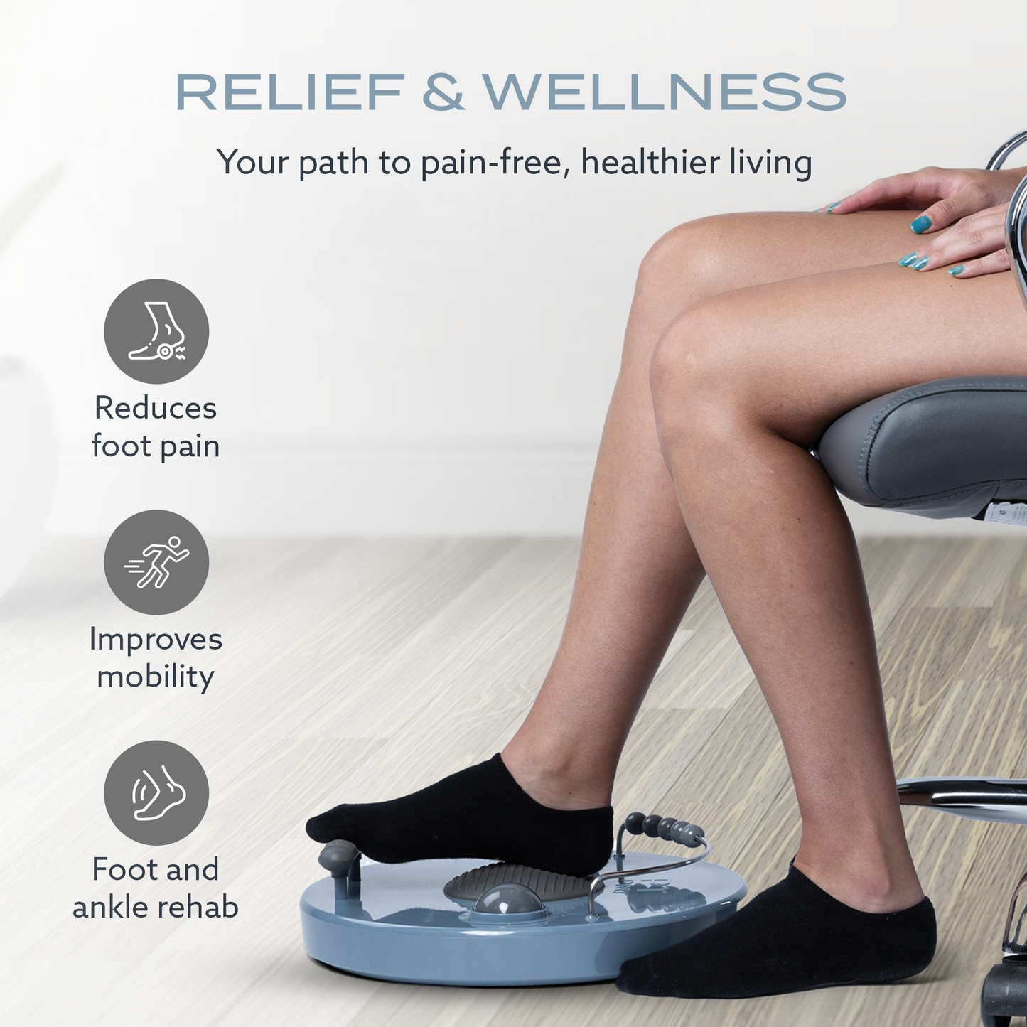 PT Pro Ultra Foot Trainer – 5-in-1 Plantar Fasciitis Relief & Foot Rehabilitation Device