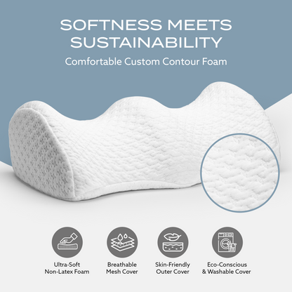 PT Pro Under Knee Pillow – Adjustable Leg Elevation for Back, Knee, and Hip Support