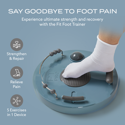 PT Pro Fit Foot Trainer – 5-in-1 Plantar Fasciitis Relief & Foot Rehabilitation Device