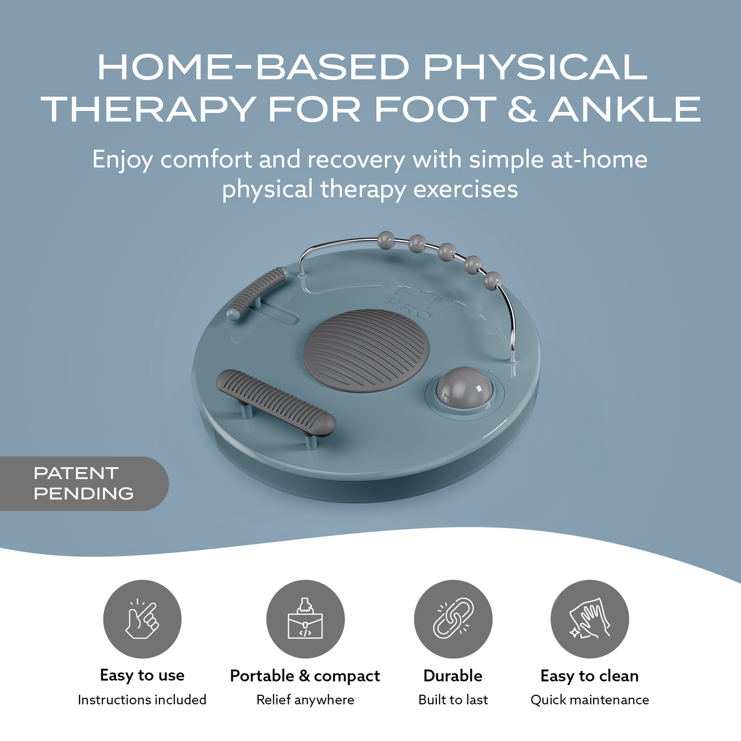 PT Pro Fit Foot Trainer – 5-in-1 Plantar Fasciitis Relief & Foot Rehabilitation Device