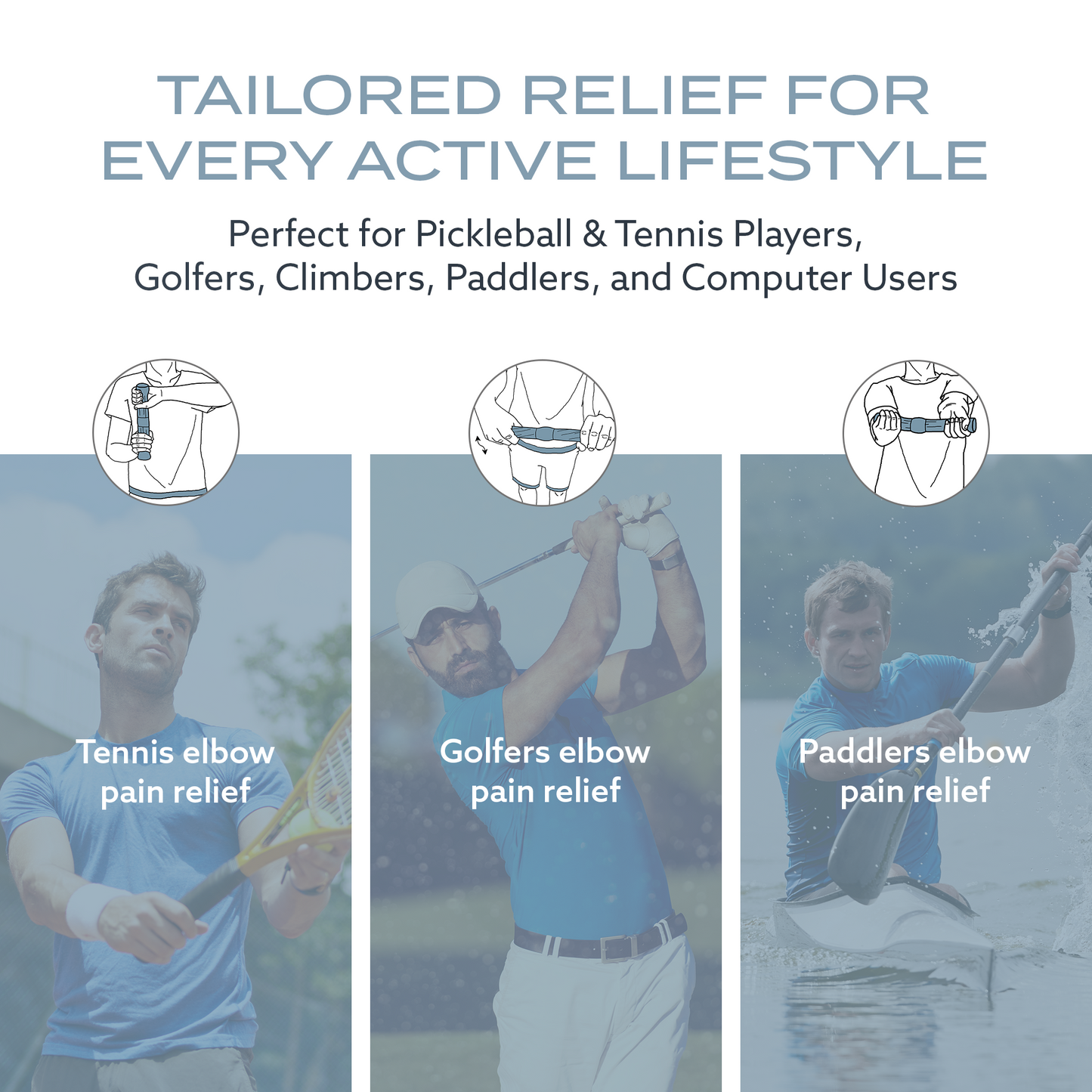 PT Pro Tennis Elbow Trainer – Resistance Bar for Elbow Pain Relief and Grip Strengthening